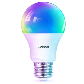 Smart LED Light Bulbs – Wi-Fi, 64 Scenes, Music Sync, 4-Pack