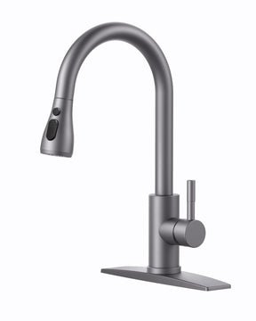 Pull Down Kitchen Faucet – Brushed Nickel, Single Handle