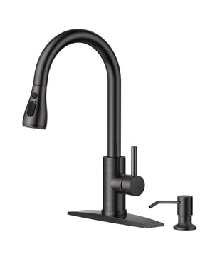 Pull Down Kitchen Faucet – Brushed Nickel, Single Handle