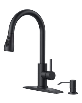 Pull Down Kitchen Faucet – Brushed Nickel, Single Handle