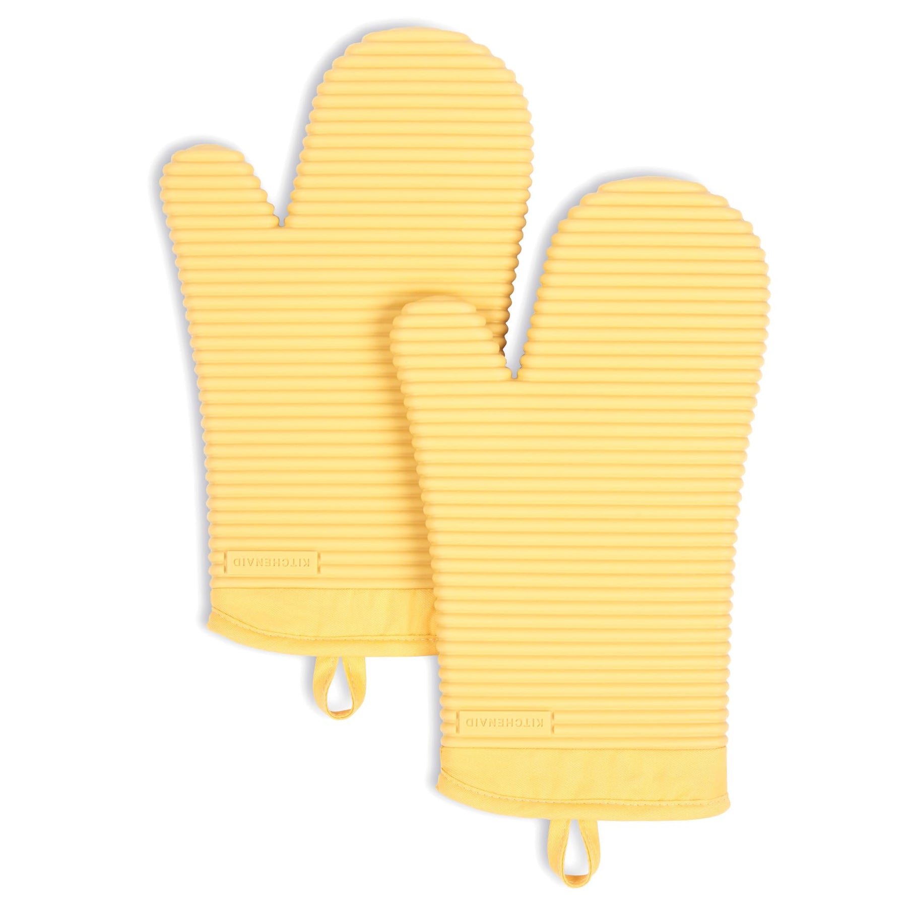 Silicone Oven Mitts – Set of 2, Ribbed Grip, Heat Resistant