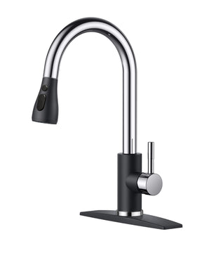 Pull Down Kitchen Faucet – Brushed Nickel, Single Handle