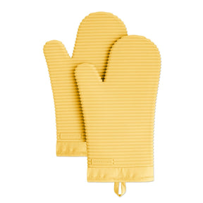 Silicone Oven Mitts – Set of 2, Ribbed Grip, Heat Resistant