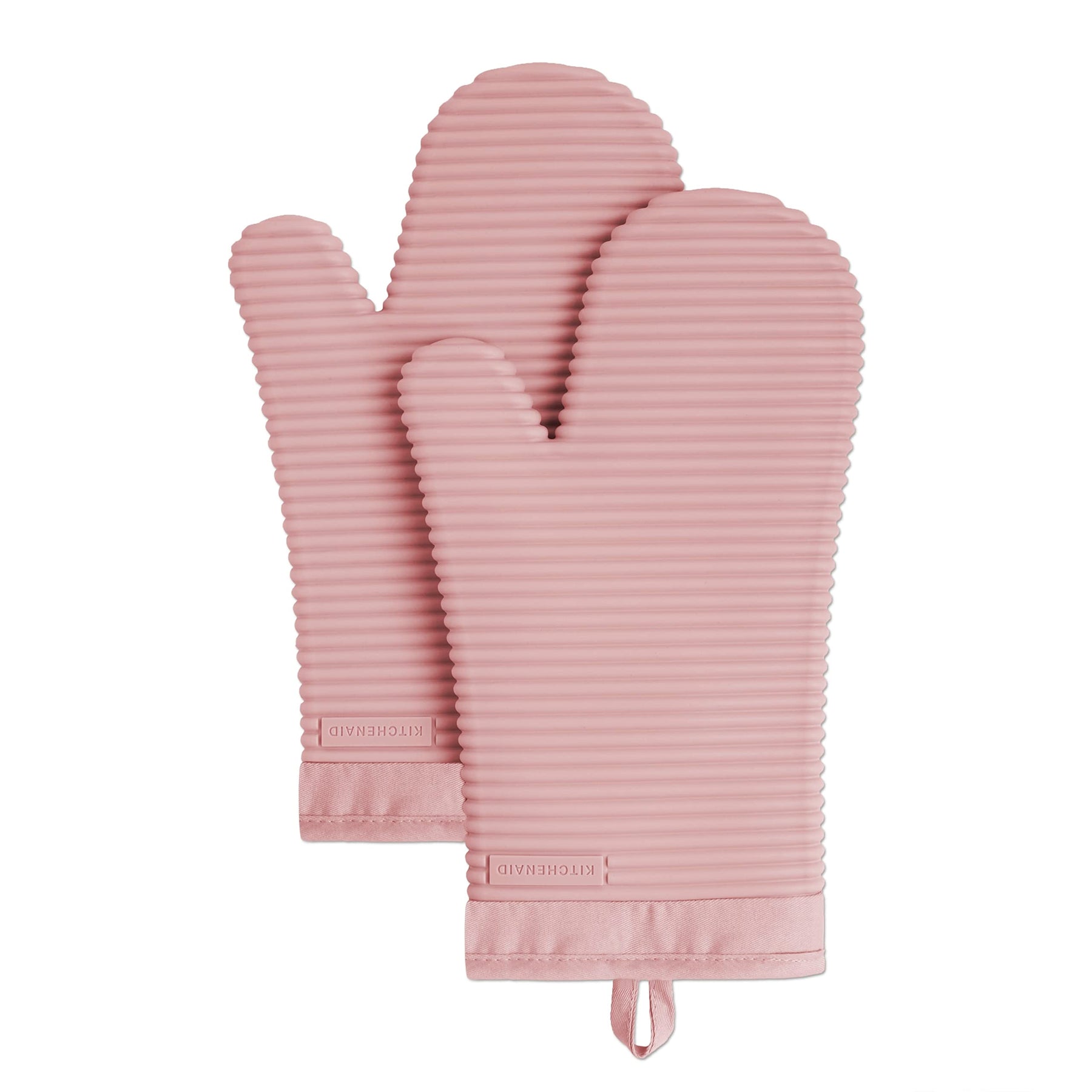 Silicone Oven Mitts – Set of 2, Ribbed Grip, Heat Resistant