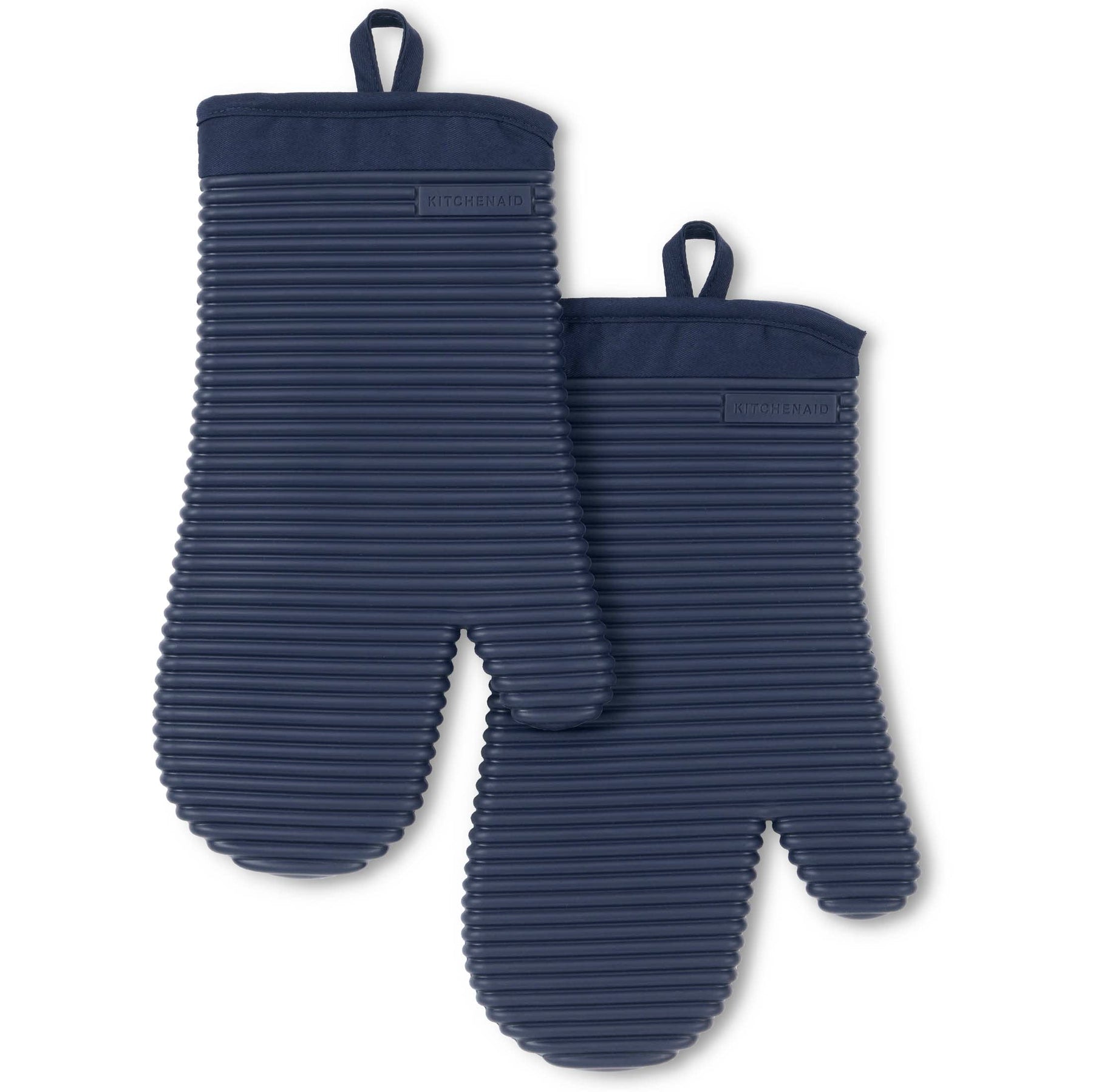 Silicone Oven Mitts – Set of 2, Ribbed Grip, Heat Resistant