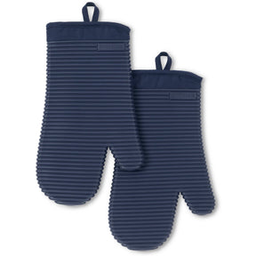 Silicone Oven Mitts – Set of 2, Ribbed Grip, Heat Resistant