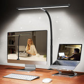 LED Desk Lamp – Dimmable, Flexible Gooseneck, Clamp Base