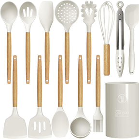 Silicone Cooking Utensils – Heat-Resistant, 33PCS Nonstick Kitchen Set