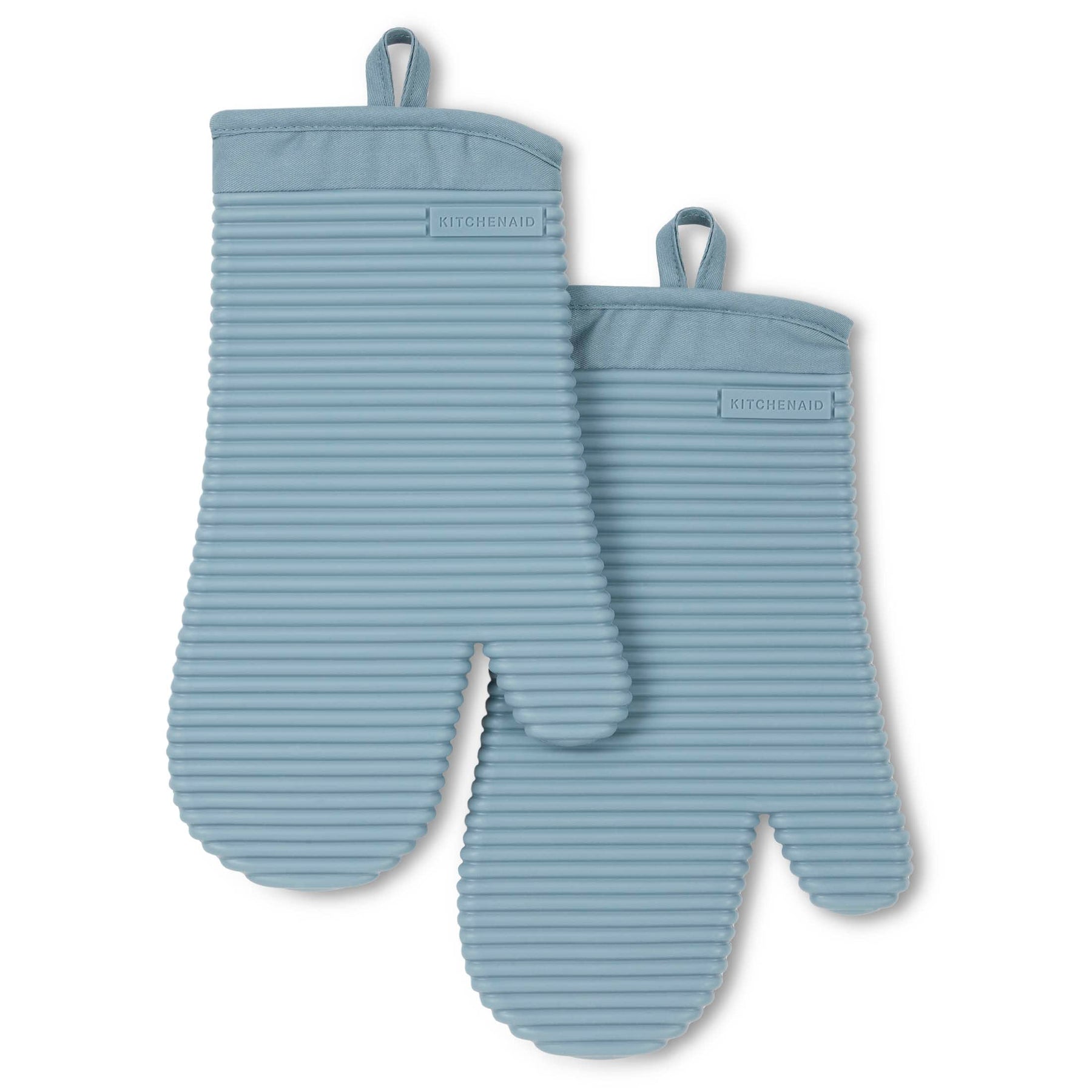 Silicone Oven Mitts – Set of 2, Ribbed Grip, Heat Resistant