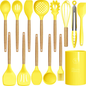 Silicone Cooking Utensils – Heat-Resistant, 33PCS Nonstick Kitchen Set